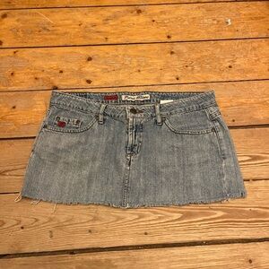 ultra mini lowrise y2k skirt